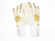 Biało-złote rękawice bramkarskie Masters White Voltage Plus Contact Grip 3.0 NC
