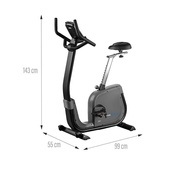 M1815 ROWER STACJONARNY ELEKTROMAGNETYCZNY Z GENERATOREM HMS PREMIUM