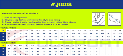 Turkusowo-seledynowe buty piłkarskie Joma Powerful 2527 POWS2527FG