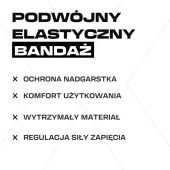 Biało-niebieskie rękawice bramkarskie Football Masters Invictus X PRO White Blue