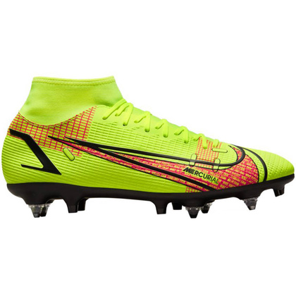 Żółte buty piłkarskie Nike Mercurial Superfly 8 Academy SG-PRO CW7432 760