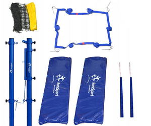 Zestaw PRO do siatkówki plażowej, słupki stalowe