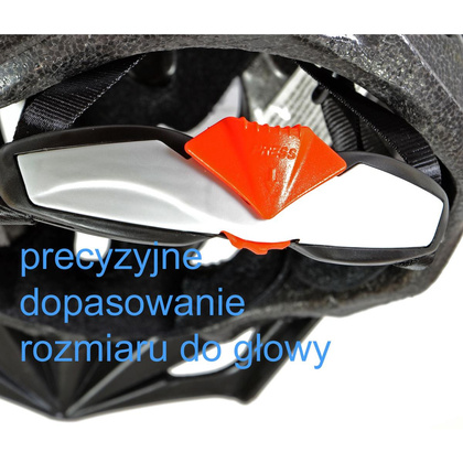 KASK ROWEROWY REGULOWANY DUNLOP MTB R.S (53-55CM) BIAŁY PERŁOWY