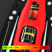 F1020 PRO HYDRAULICZNY ŚCISKACZ DO ĆWICZEŃ Z LICZNIKIEM HMS