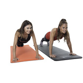 MATA DO ĆWICZEŃ TPE POMARAŃCZOWO CZARNA Z OTWORAMI 173x61x1CM PURE 2 IMPORVE