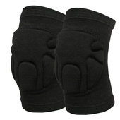 Czarne nakolanniki siatkarskie Sportech S870191