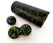 Czarno-żółty zestaw EPP do masażu Yakimasport 100448