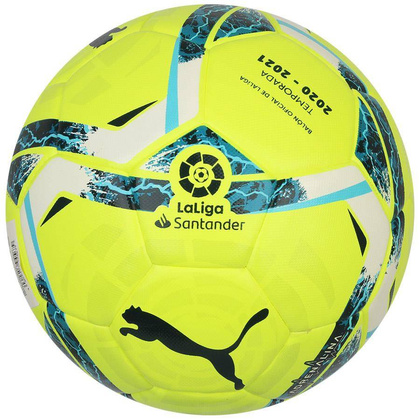 Żółta piłka nożna Puma LaLiga 1 Adrenalina Hybrid 083511 01