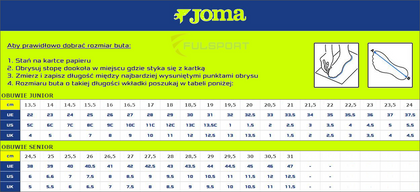Czarno-seledynowe buty turfy Joma Mundial 2201 MUNW2201TF