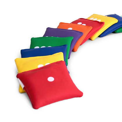 Woreczki gimnastyczne FB811-20 20szt. Cyfry i kropki