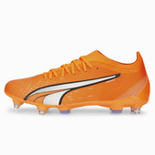 Pomarańczowe buty wkęty piłkarskie Puma Ultra Match MxSG 107216 01