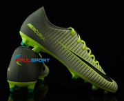 Szaro-zielone buty piłkarskie Nike Mercurial Victory FG 831964-003