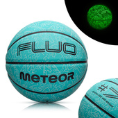 Piłka koszykowa Meteor Fluo miętowy 7