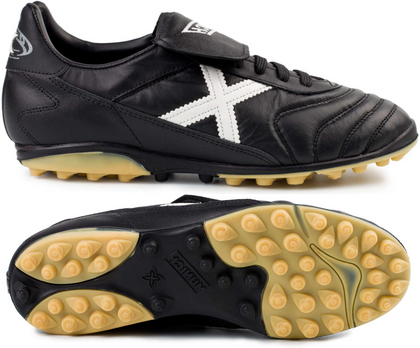 Czarne buty piłkarskie turfy Munich Mundial 2150513