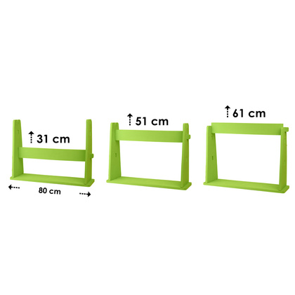 Płotek treningowy składany pianka EVA regulowana wysokość SMJ sport  PP-3161