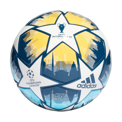 Kolorowa piłka nożna Adidas Finale 22 League 350g Saint Petersburg Liga Mistrzów HD7863
