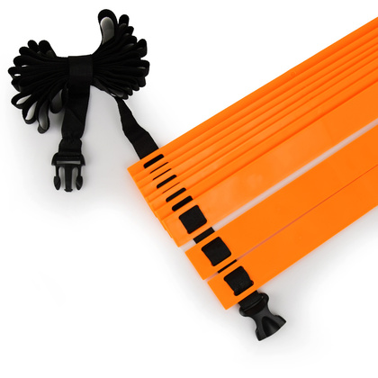 Drabinka treningowa 5m -12 szczebli, pomarańczowa DT10-4M-O