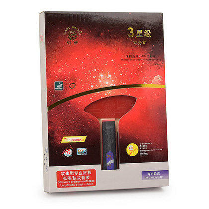 Rakietka do tenisa stołowego ping-ponga Giant Dragon 3★ N8032 + pokrowiec