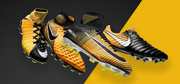 Żółto-czarne buty piłkarskie na halę Nike Hypervenom Phelon IC 852563-801