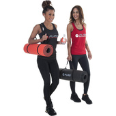 MATA DO ĆWICZEŃ TPE POMARAŃCZOWO CZARNA Z OTWORAMI 173x61x1CM PURE 2 IMPORVE