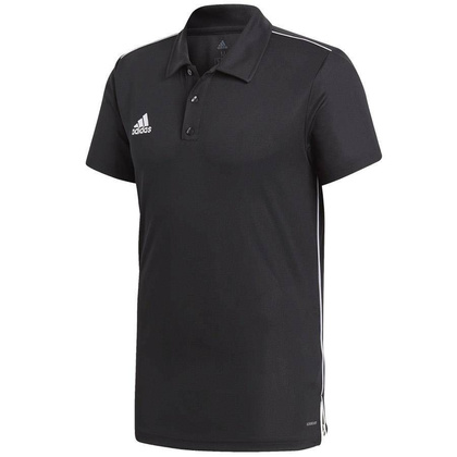 Czarna koszulka polo Adidas Core 18 CE9037