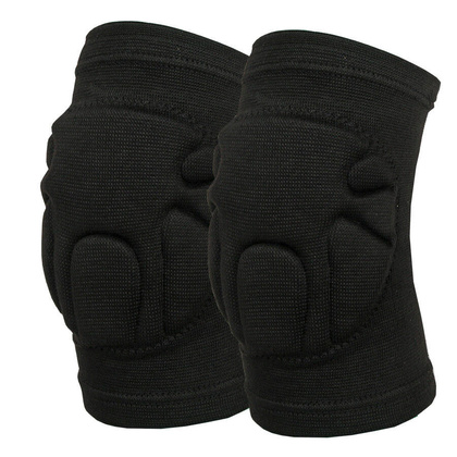 Czarne nakolanniki siatkarskie Sportech S870191