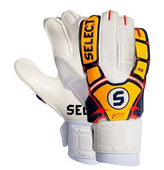 Biało-pomarańczowe rękawice bramkarskie Select 22 Flexi Grip