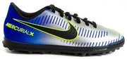 Szaro-niebieskie buty piłkarskie na orlik Nike Mercurial Vortex TF 921497-407 JR