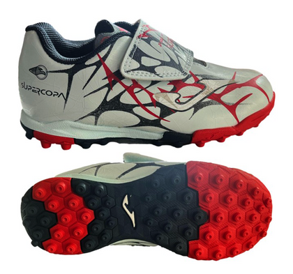 Biało-czerwone buty piłkarskie Joma Super Copa 2505 SCJW2505TFV