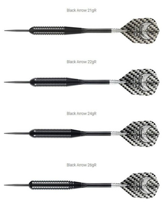 Rzutki Harrows BLACK ARROW Steeltip