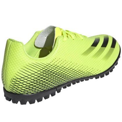 Seledynowo-czarne buty piłkarskie turfy Adidas X Ghosted.4 TF FW6917