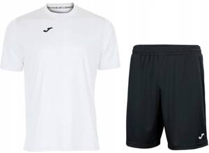 Biało-czarny strój sportowy na WF Joma Combi Nobel 100052.200 + 100053.100 - rL