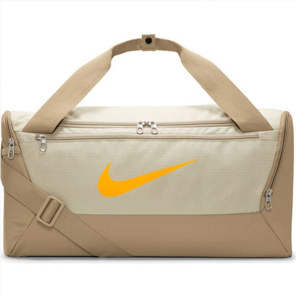 Beżowa torba Nike Brasilia Duffel BA5957 230 - rozmiar S