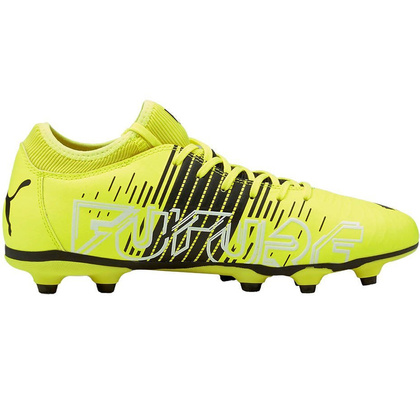 Żółto-czarne buty piłkarskie Puma Future Z 4.1 FG/AG 106400 01 - Junior