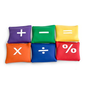 Woreczki gimnastyczne FB811-6C 6szt. Działania matematyczne