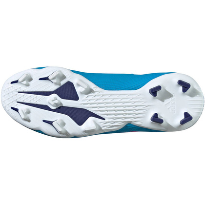Niebieskie buty piłkarskie korki Adidas X Speedflow.3 FG GW7486 - Junior