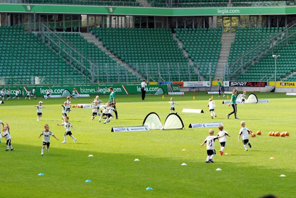 Czarne bramki przenośne Yakimasport POP-UP 100025 2szt.