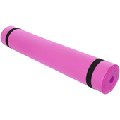 MATA FITNESS JOGA PILATES  EVA 180x60x0,4CM RÓŻOWA