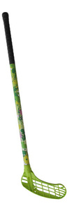 Czarno-zielony kij do unihokeja Eurostick Splash 95 cm
