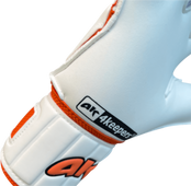 Biało-pomarańczowe rękawice bramkarskie 4Keepers Champ Training VI RF2G