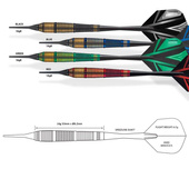 Rzutki Harrows Vivid Softip