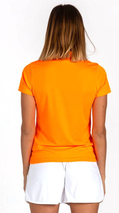 Pomarańczowa koszulka damska polo Joma Hobby 900247.050 Fulsport