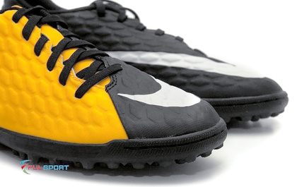 Pomarańczowo-czarne buty piłkarskie na orlik Nike Hypervenom Phade TF 852545-801