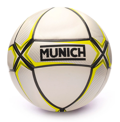 Kremowo-zielona piłka nożna Munich Prisma Football 5000080