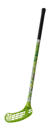 Czarno-zielony kij do unihokeja Eurostick Splash 95 cm