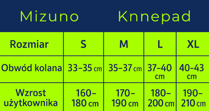 Białe nakolanniki siatkarskie Mizuno Kneepad VS1 Z59SS891 01