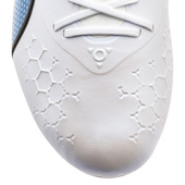 Biało-niebieskie buty sportowe wkręty Puma King Ultimate MxSG 107098 01