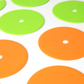 Pomarańczowo-zielone znaczniki pola SMJ sport ZPO-OG (12 szt.)