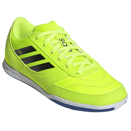 Seledynowe buty halowe Adidas Top Sala Competition II JP5640 - Junior