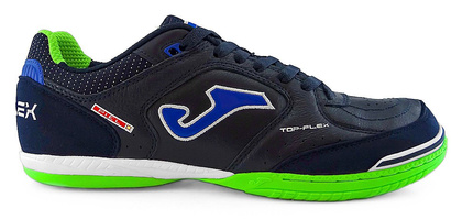 Granatowo-zielone buty piłkarskie na halę Joma Top Flex 903 Sala